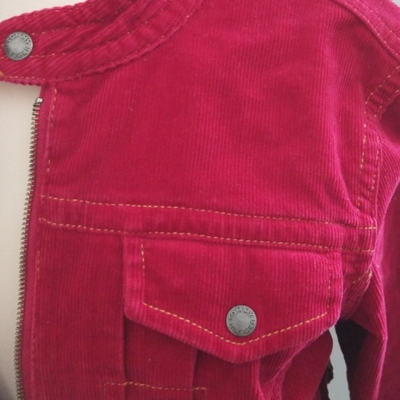 Tommy Hilfiger Women's Red Corduroy Jacket - Picture 6 of 6